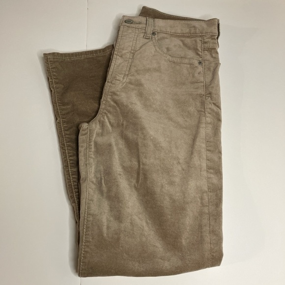 GAP‎ size 27/4R light brown velvet vintage slim highrise jeans. - Picture 1 of 3